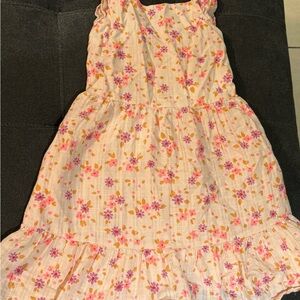 Cat & Jack Pink and Yellow Floral Ruffle Sundress